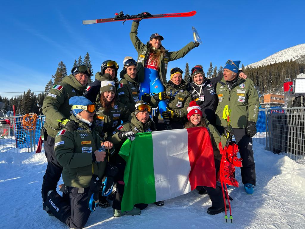 Giovanni Feltrin e la nazionale femminile di sci