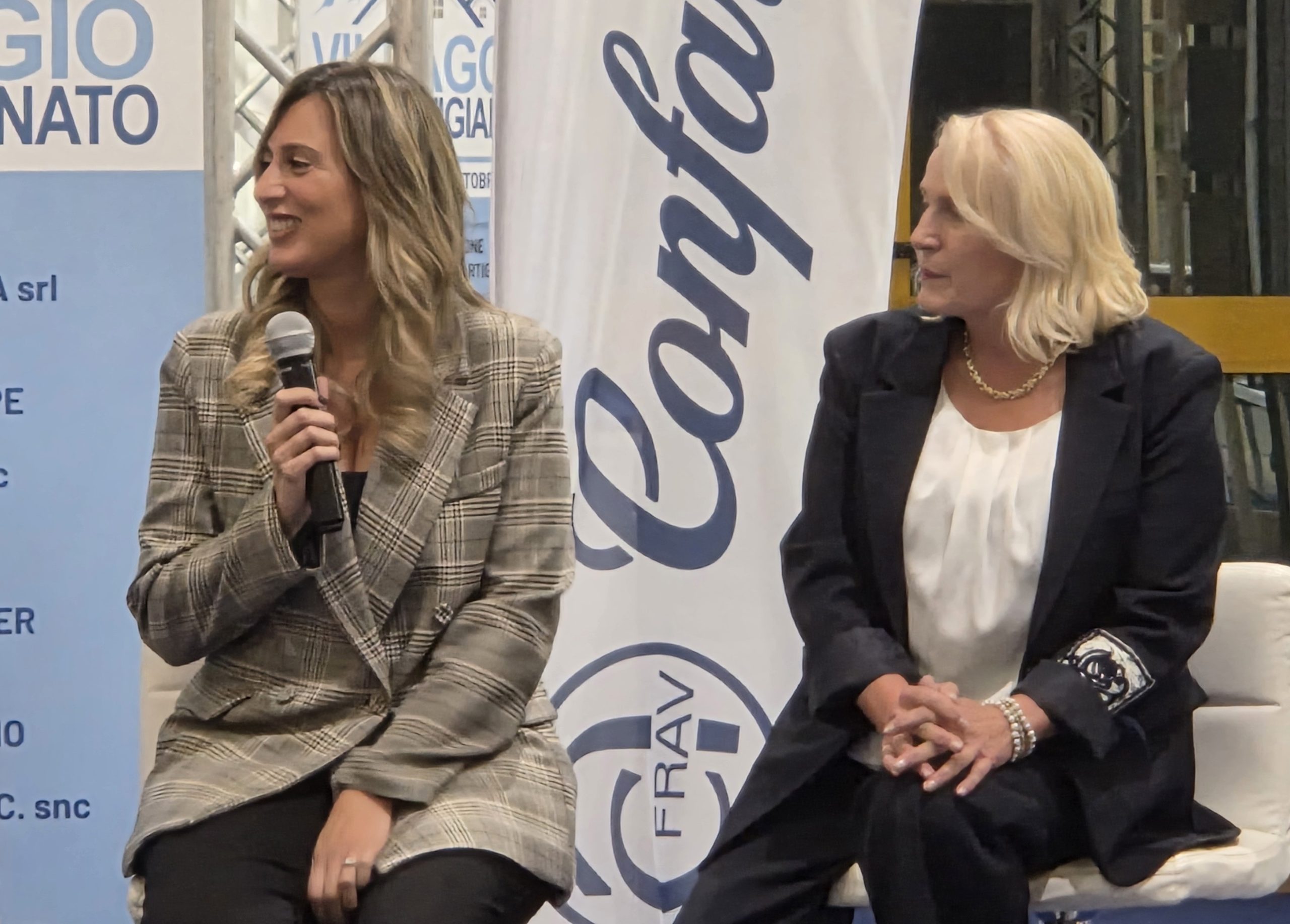 Ida Di Filippo e Ambra Piccin ad Arredamont 2025 con Confartigianato Veneto