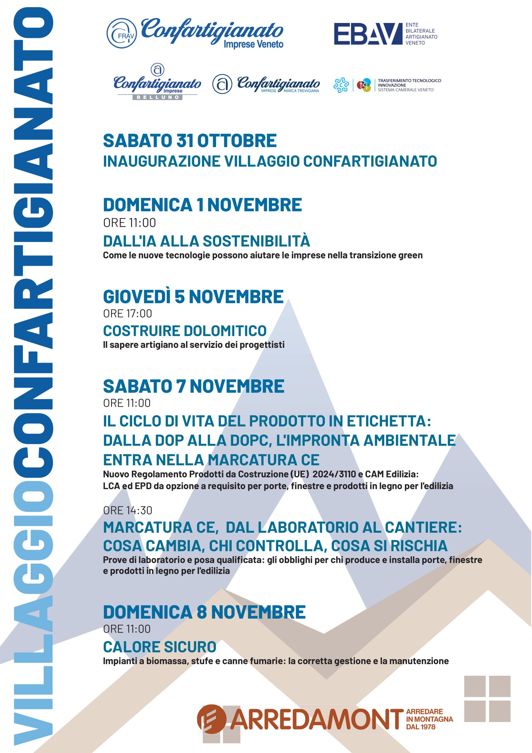 Programma Confartigianato ad ARREDAMONT 2026